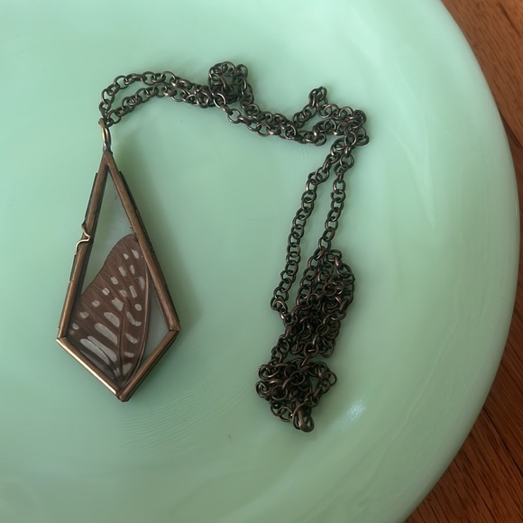 Butterfly Wing Necklace - Picture 3 of 4